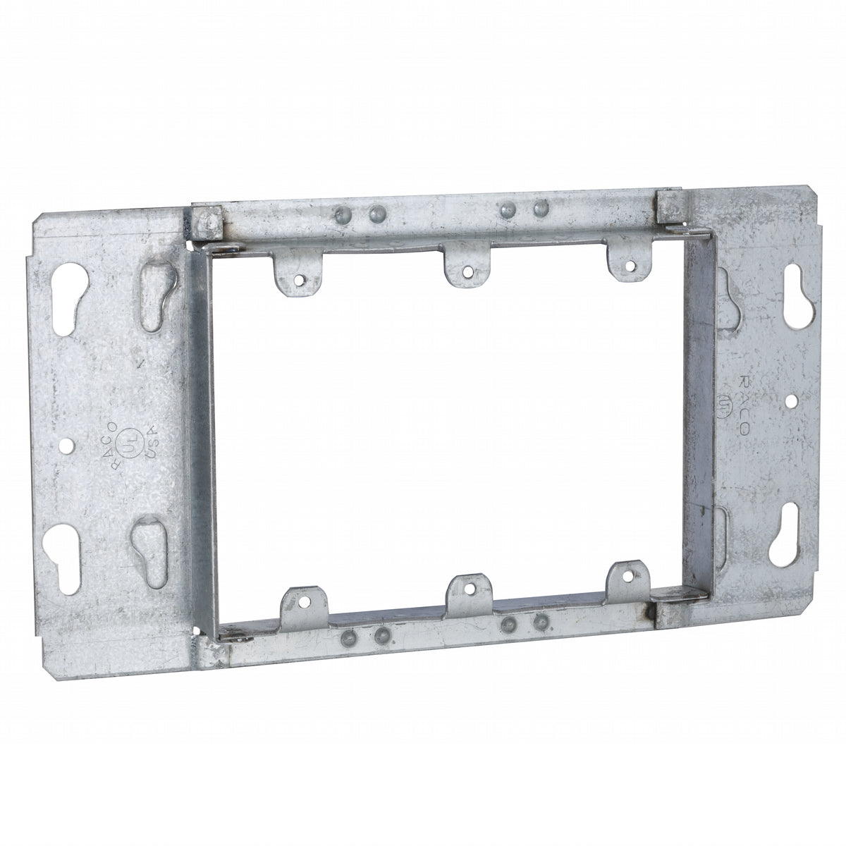 RACO Raco 822 Electrical Box Cover, 3-Gang, Blank