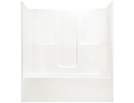 CLARION BATHWARE Clarion Bathware RE7236LT-BC Tub Shower 72x37 Left Drain Fiberglass