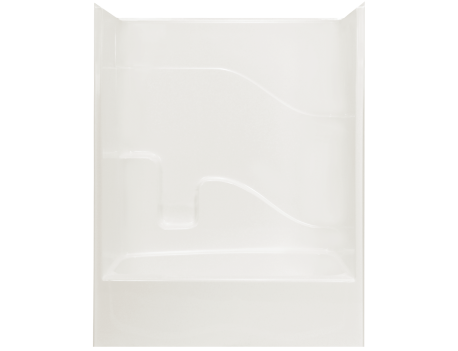 CLARION BATHWARE Clarion Bathware RE7905RT-WH Tub Shower 60x33 Right Drain
