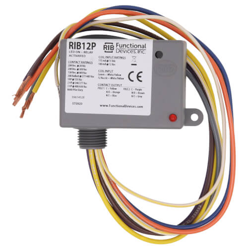 FUNCTIONAL DEVICES RIB12P FAN RELAYS