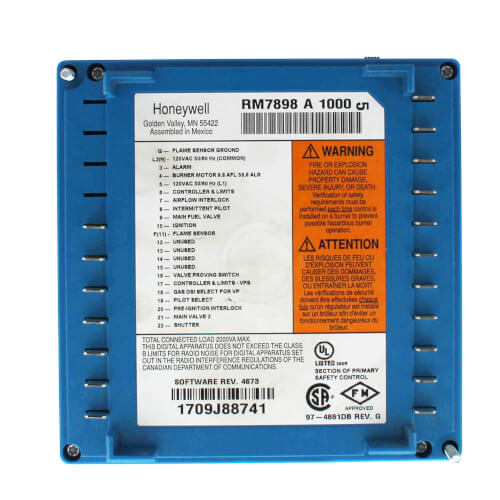 HONEYWELL Honeywell RM7898A1000 On-Off Primary Control With VPS