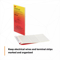 3M 3M SPB-04 Pre-Printed Wire Marker Book