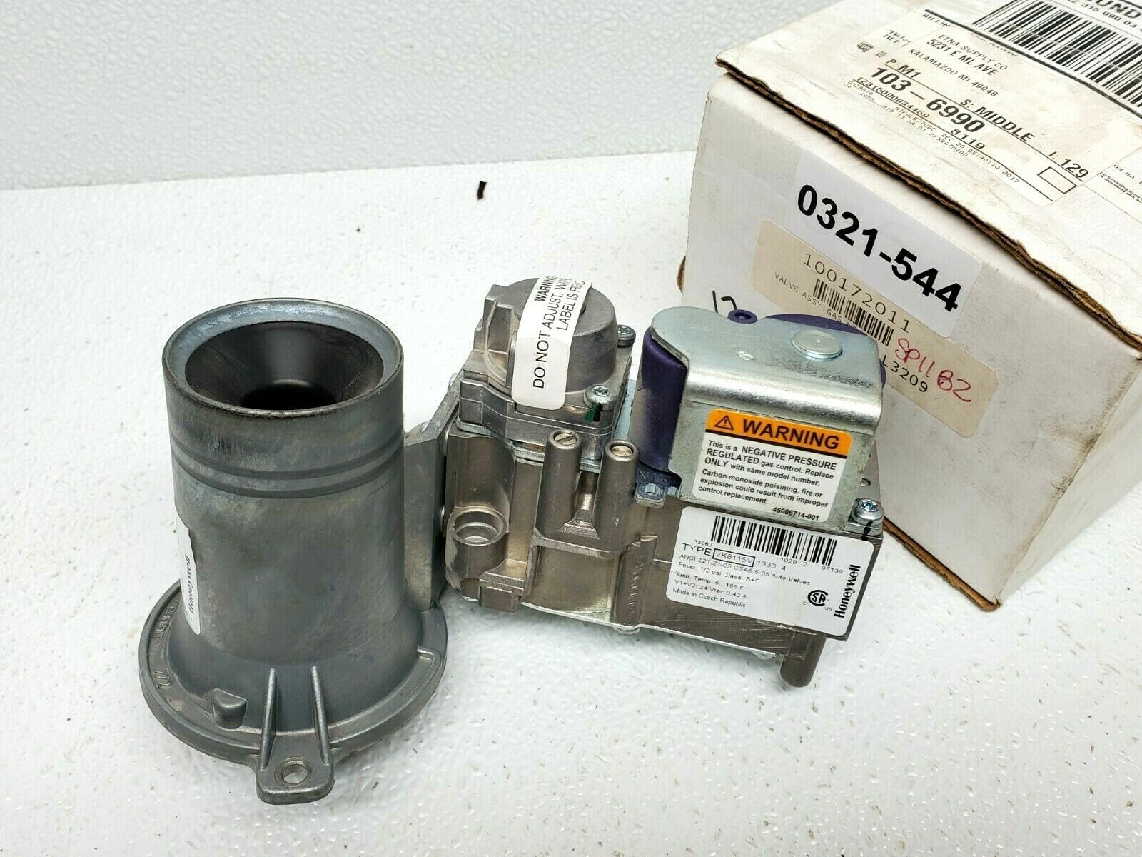 LOCHINVAR 100172011 GAS VALVES