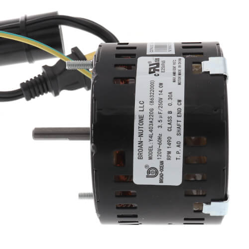 BROAN-NUTONE Broan-NuTone S86322000 Exhaust Fan Motor Replacement S86322000