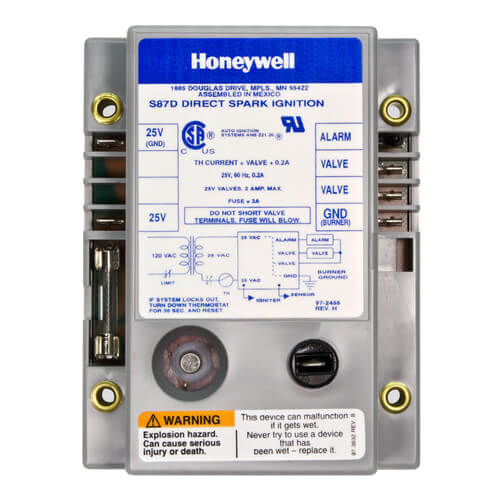 RESIDEO BRAUKMANN Resideo S87C1014 Two Rod Direct Spark Ignition Control Module with 11 Second Lockout