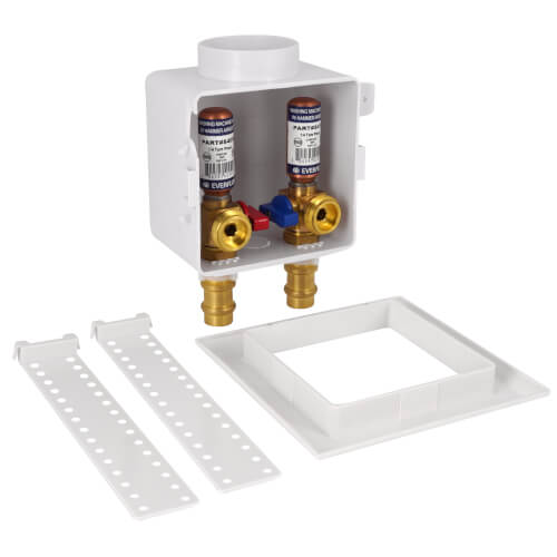EVERFLOW Everflow SB110-RH Press Unibox Single Washing Machine Box w/ Hammer Arrestor