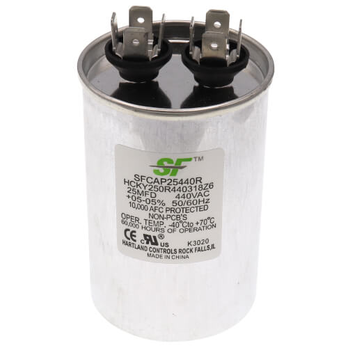TRANE Trane SFCAP25440R Capacitor 45 MFD 370/440V (Pack of 1)