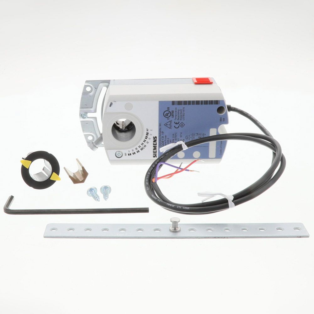 SIEMENS Siemens GDE131.1P Non-Spring Return Electric Damper Actuator, 3-Position, Plenum Cabling