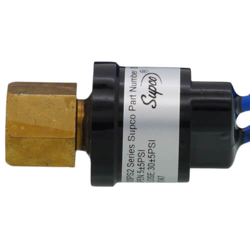 SUPCO Supco SLP0530 Low Pressure Switch 24/120/240 VAC 10 A at 12 to 28 VAC/VDC