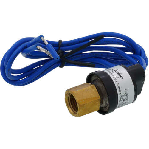 SUPCO Supco SLP0530 Low Pressure Switch 24/120/240 VAC 10 A at 12 to 28 VAC/VDC