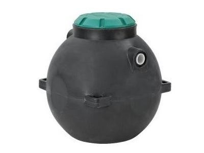 SNYDER INDUSTRIES Snyder Industries ST11S Spherical Septic Pump Tank Preplumbed (300 Gallon)