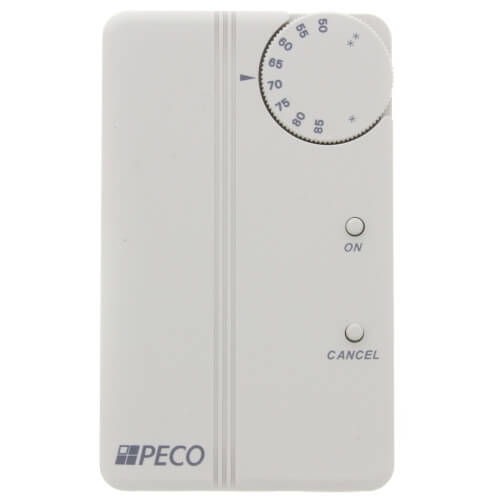 PECO PECO SP155-027 Trane Compatible Zone Sensor, White