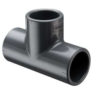 SPEARS Spears Manufacturing 801-010 Spears 801 Series PVC Pipe Fitting, Tee, Schedule 80, 1 Socket