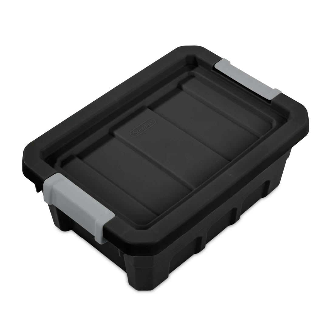 STERILITE Sterilite 14829006 Stacker Tote 4 gal (18 in L x 12-5/8 in W x 7-1/8 in H)
