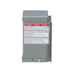 Square D 100SV1A 0.1 kVa 240 x 480 VAC Primary 120/240 VAC Secondary Dry Type General Purpose Transformer
