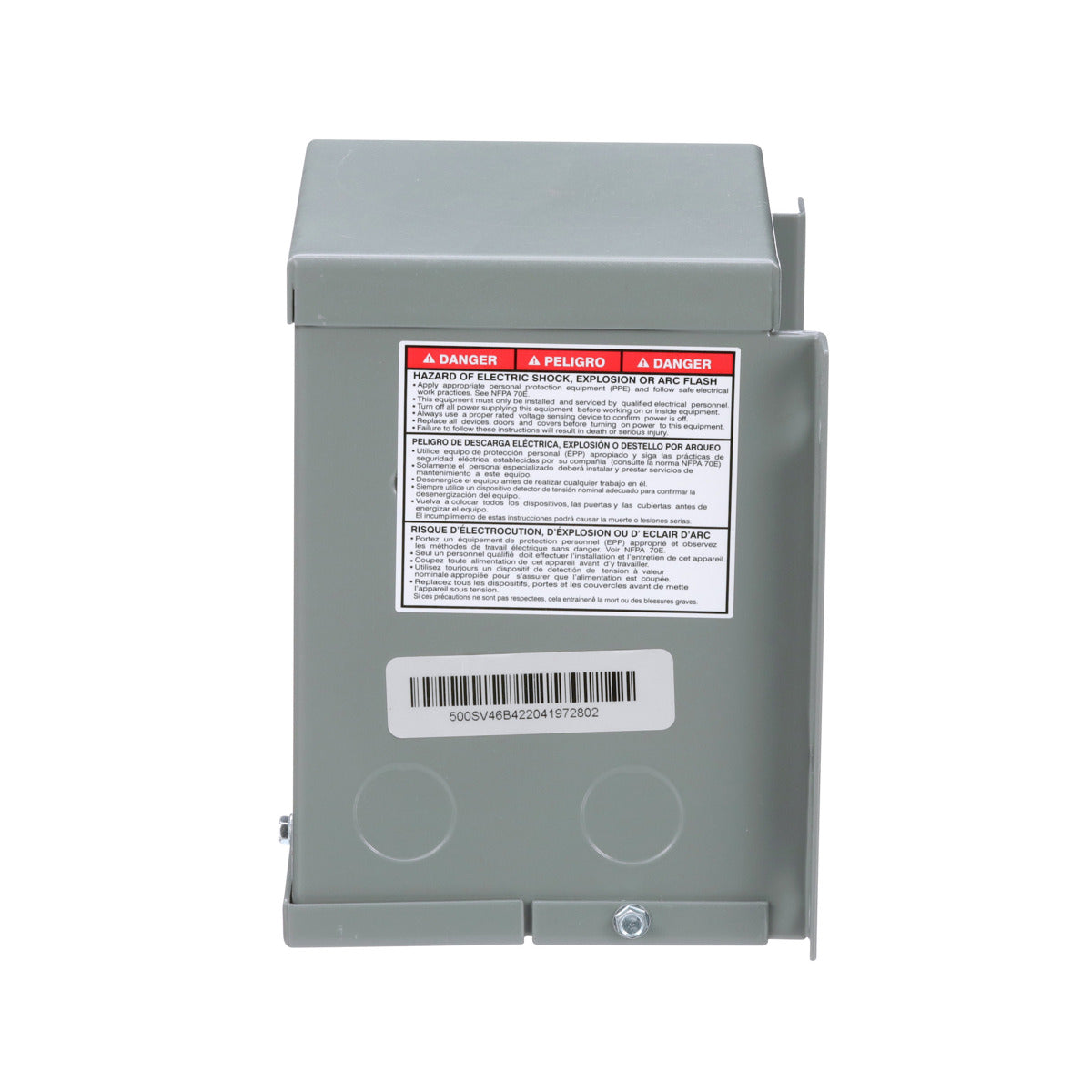 SCHNEIDER ELECTRIC Square D 500SV46B 0.5 kVa 120 x 240 VAC Primary 16/32 VAC Secondary Dry Type Buck and Boost Transformer