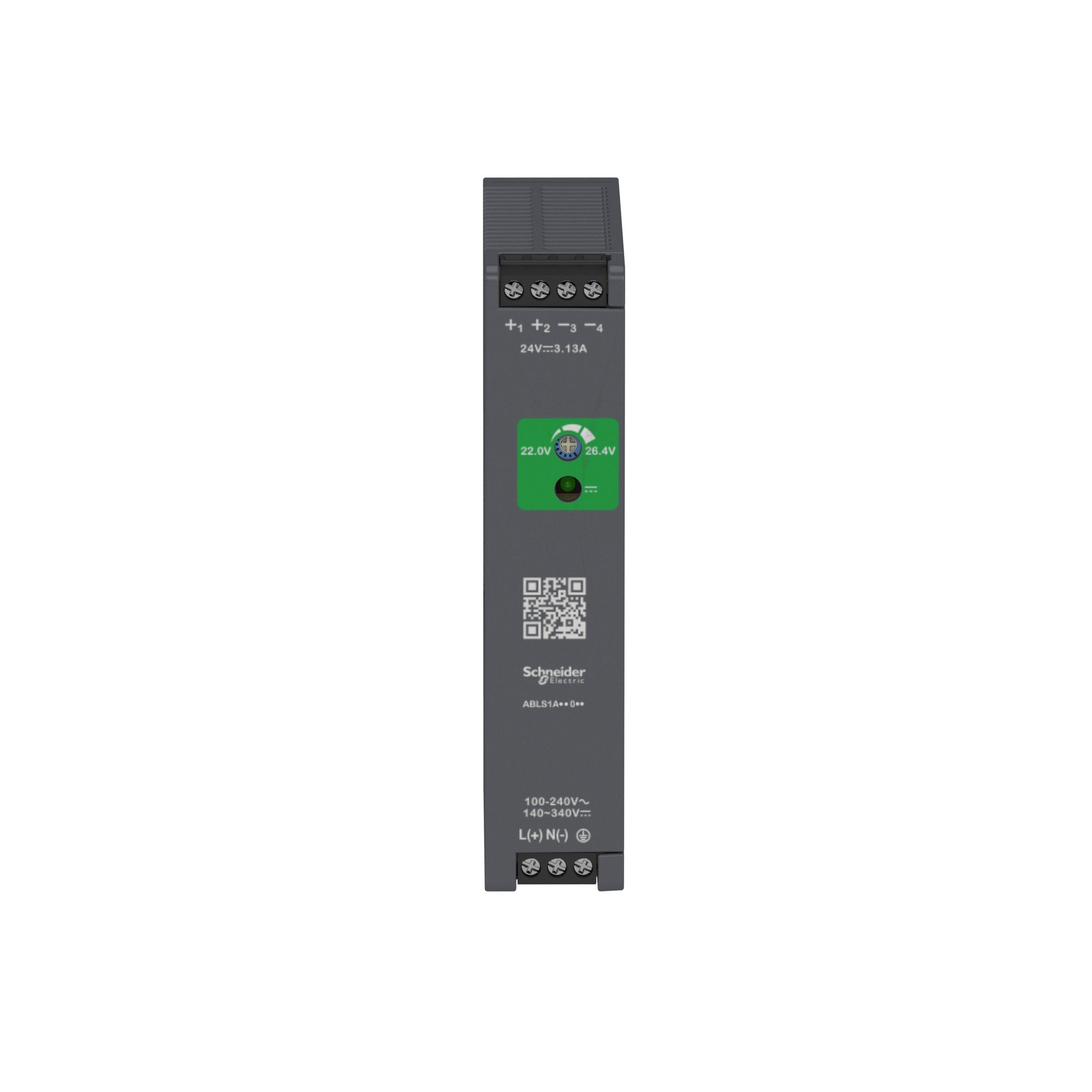 SCHNEIDER ELECTRIC Schneider Electric ABLS1A24031 Regulated Power Supply 100 to 240V AC 24V 3.1A Single Phase