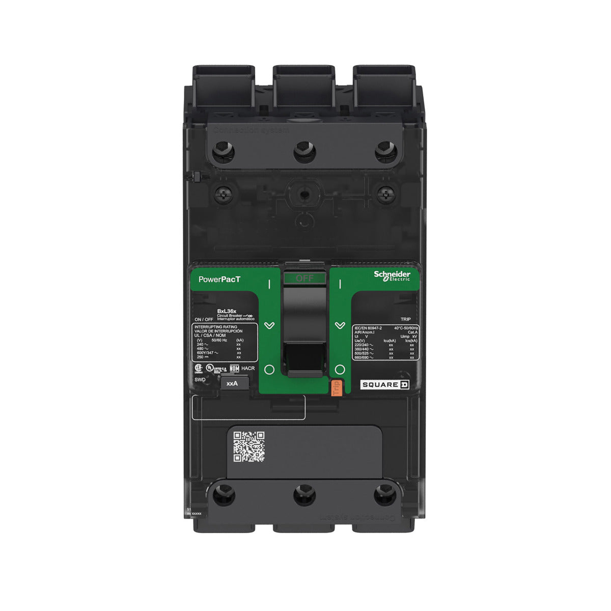 SCHNEIDER ELECTRIC Square D BJL36020 Circuit Breaker, P 20A 3 Pole 600Y/347VAC Replacement MPN