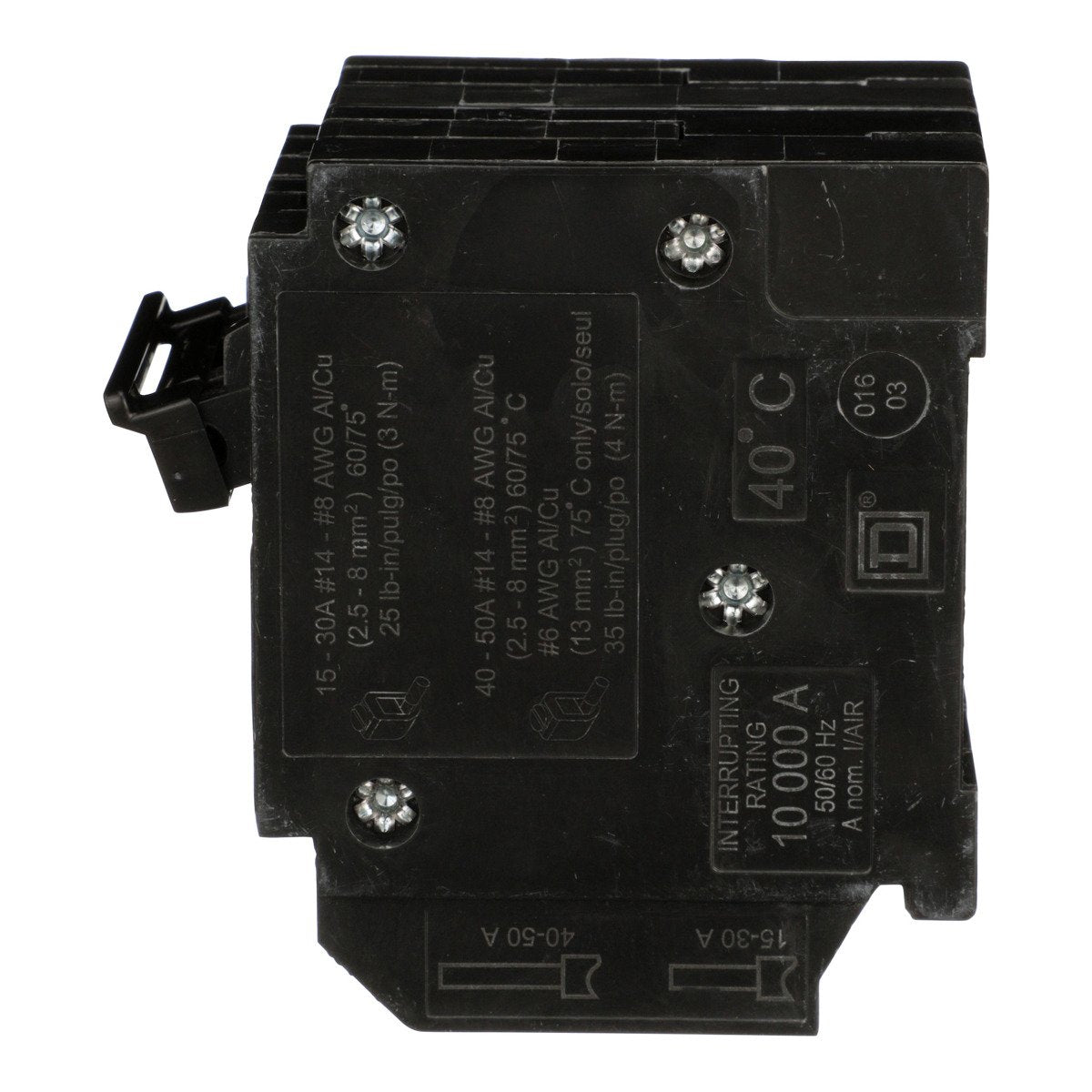 SCHNEIDER ELECTRIC Square D HOMT220220 SQD HOMT220220 Quad Tandem Circuit 20A at 120/240VAC