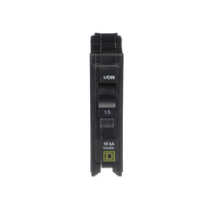 Square D QO115HM 1-Pole 15 Amp 120/240 Volt Plug-On Thermal Magnetic Miniature Circuit Breaker
