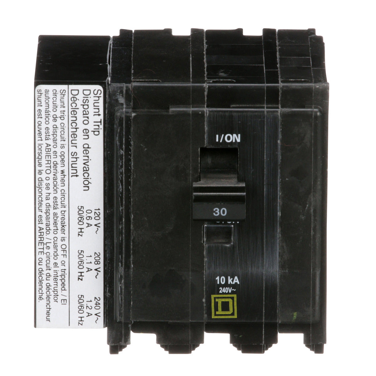 SCHNEIDER ELECTRIC Square D QO3301021 Plug-On Miniature Circuit Breaker 240 Volt 30 Amp
