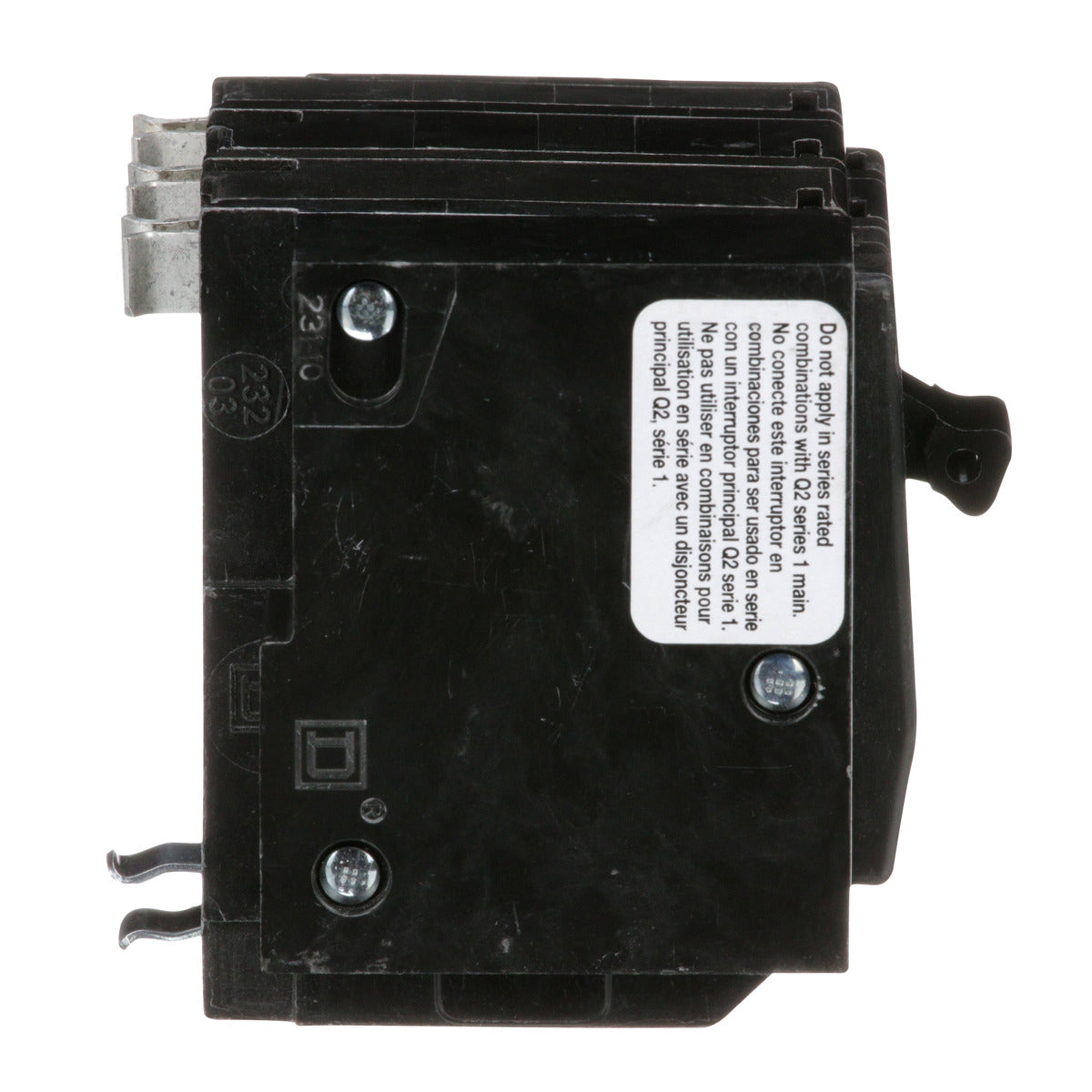 SCHNEIDER ELECTRIC Square D QO3301021 Plug-On Miniature Circuit Breaker 240 Volt 30 Amp