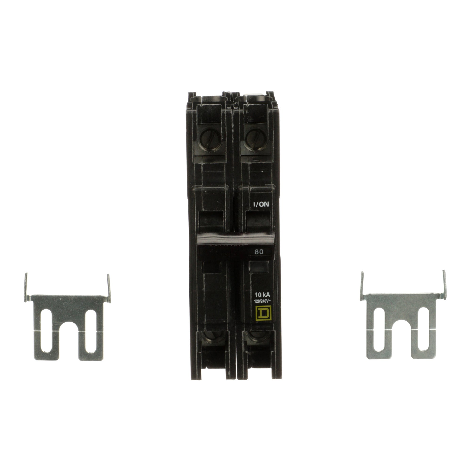 SCHNEIDER ELECTRIC Square D QOU280 Mini Circuit Breaker 2-Pole 80 Amp 120/240 Volt 10kA