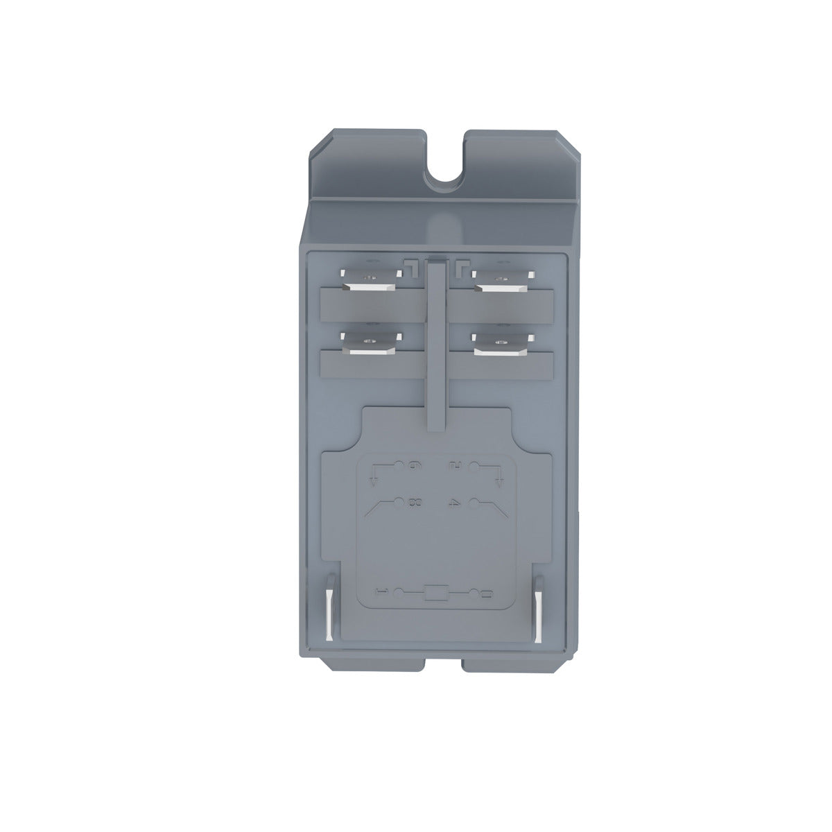 SCHNEIDER ELECTRIC Schneider Electric RPF2AF7 Square D RPF2AF7 120 VAC 30 Amp 2NO Din Rail/Panel Mount Plug-In Relay
