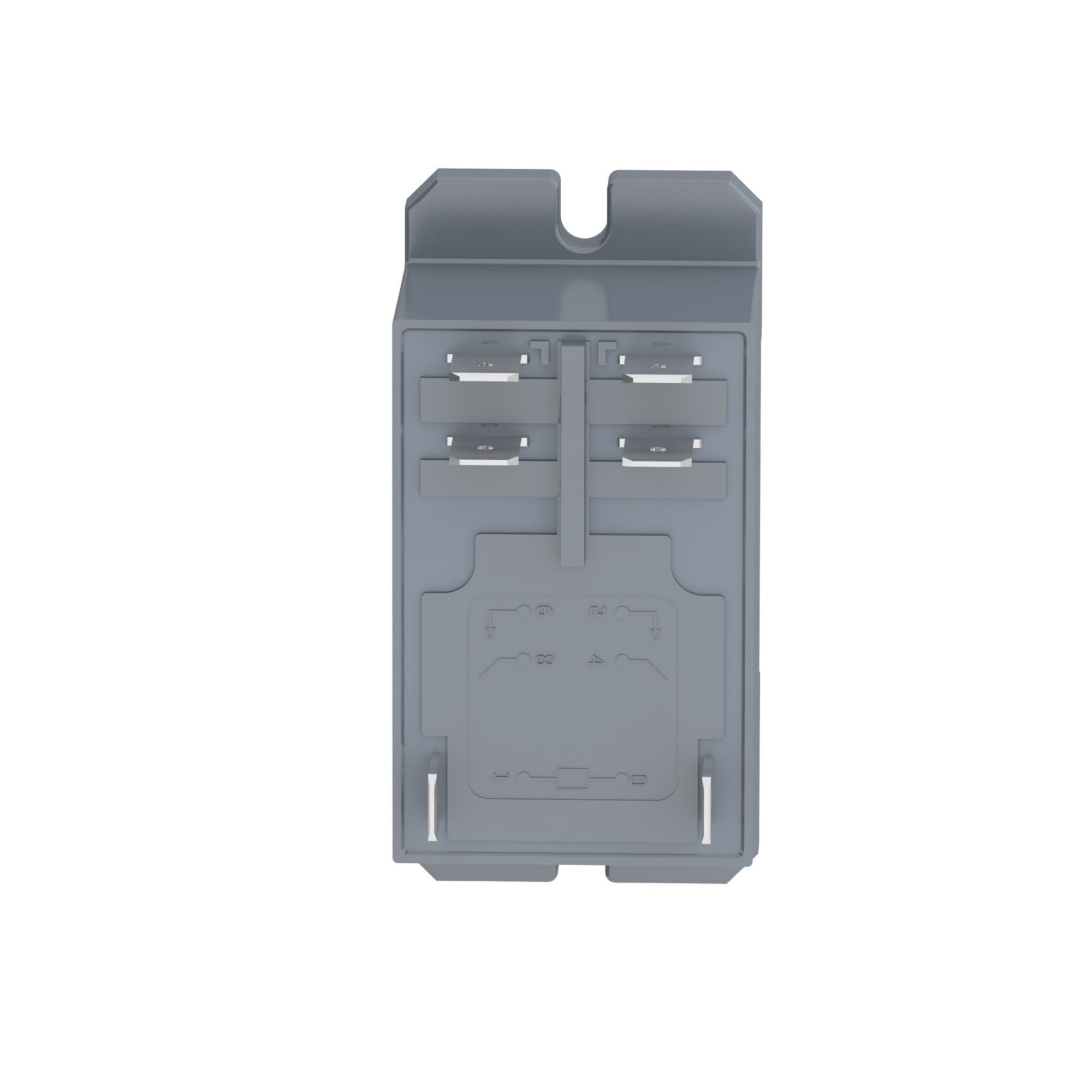 SCHNEIDER ELECTRIC Schneider Electric RPF2AP7 Square D RPF2AP7 230 VAC 30 Amp 2NO Din Rail/Panel Mount Plug-In Relay