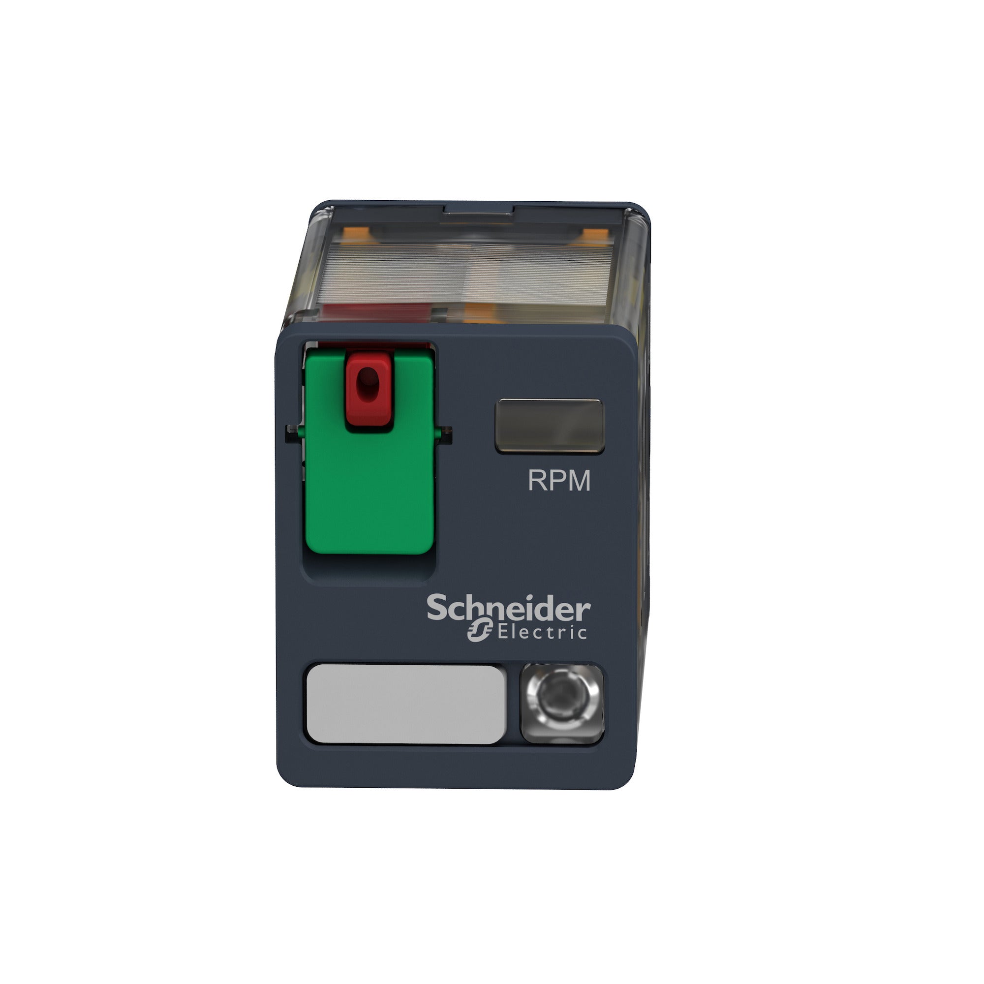 SCHNEIDER ELECTRIC Schneider Electric RPM22F7 Square D 120 VAC 15 Amp 2NO 2NC Din Rail/Panel Mount Plug-In Relay