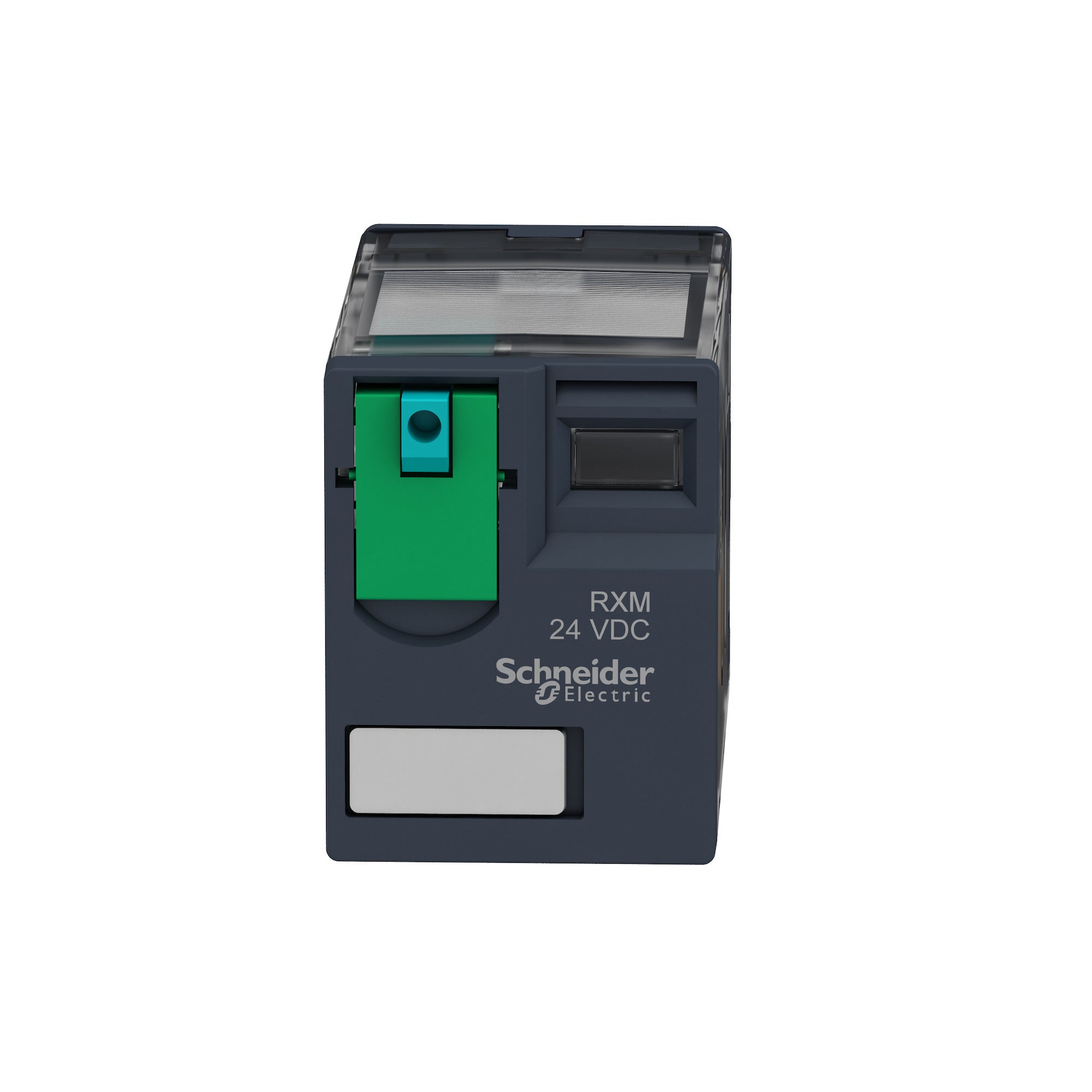 SCHNEIDER ELECTRIC Schneider Electric RXM2AB1BD 24 VDC 12 Amp 2CO DPDT Din Rail/Panel Mount Miniature Plug-In Relay