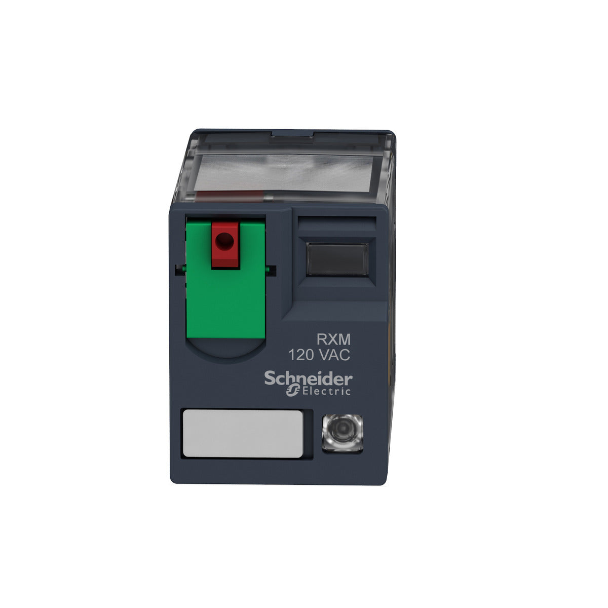 SCHNEIDER ELECTRIC Schneider Electric RXM2AB2F7 Square D 120 VAC 12 Amp 2CO Din Rail/Panel Mount Miniature Plug-In Relay