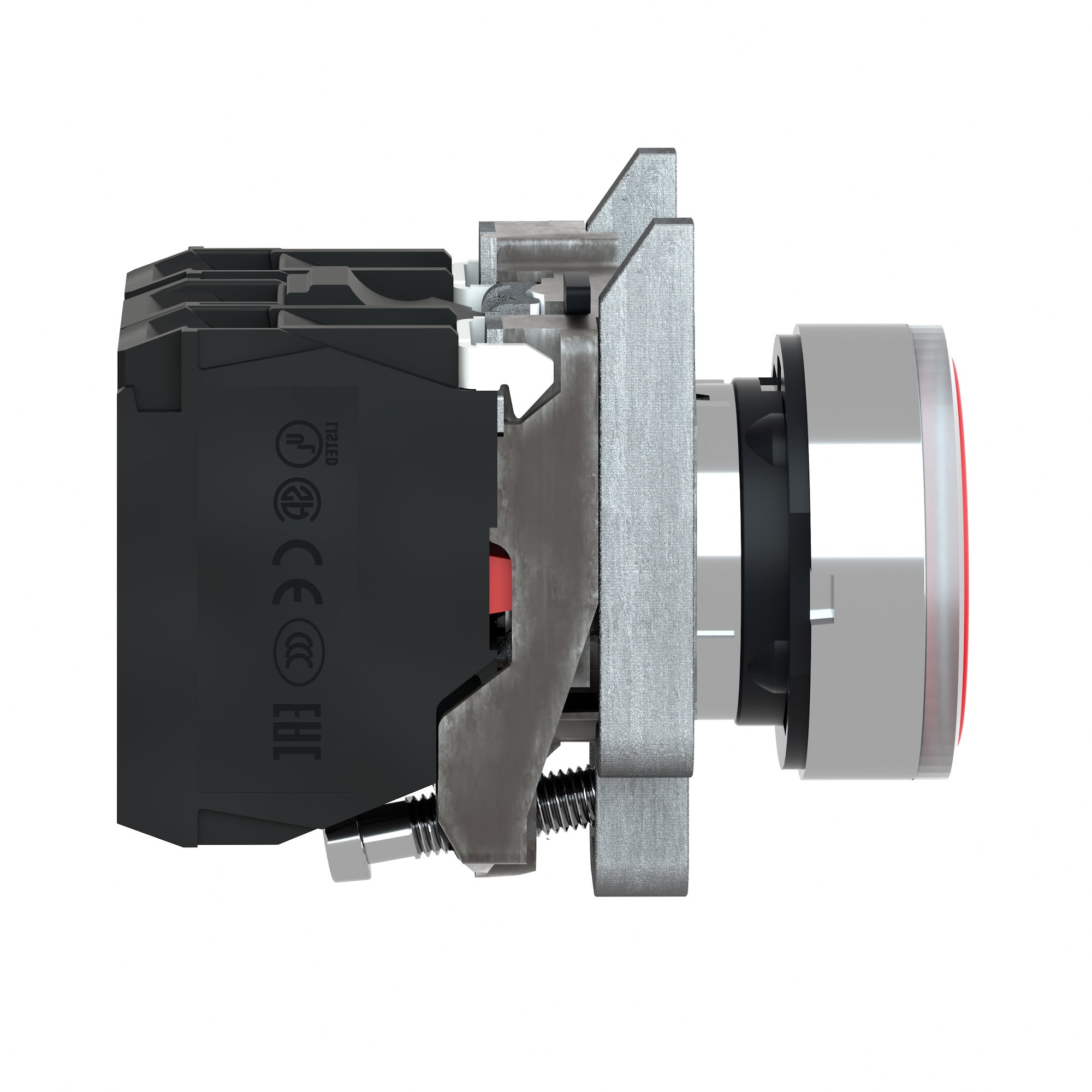 SCHNEIDER ELECTRIC Schneider Electric XB4BW3465 Illuminated Push Button 22 mm 250 VAC/VDC 1NO 1NC