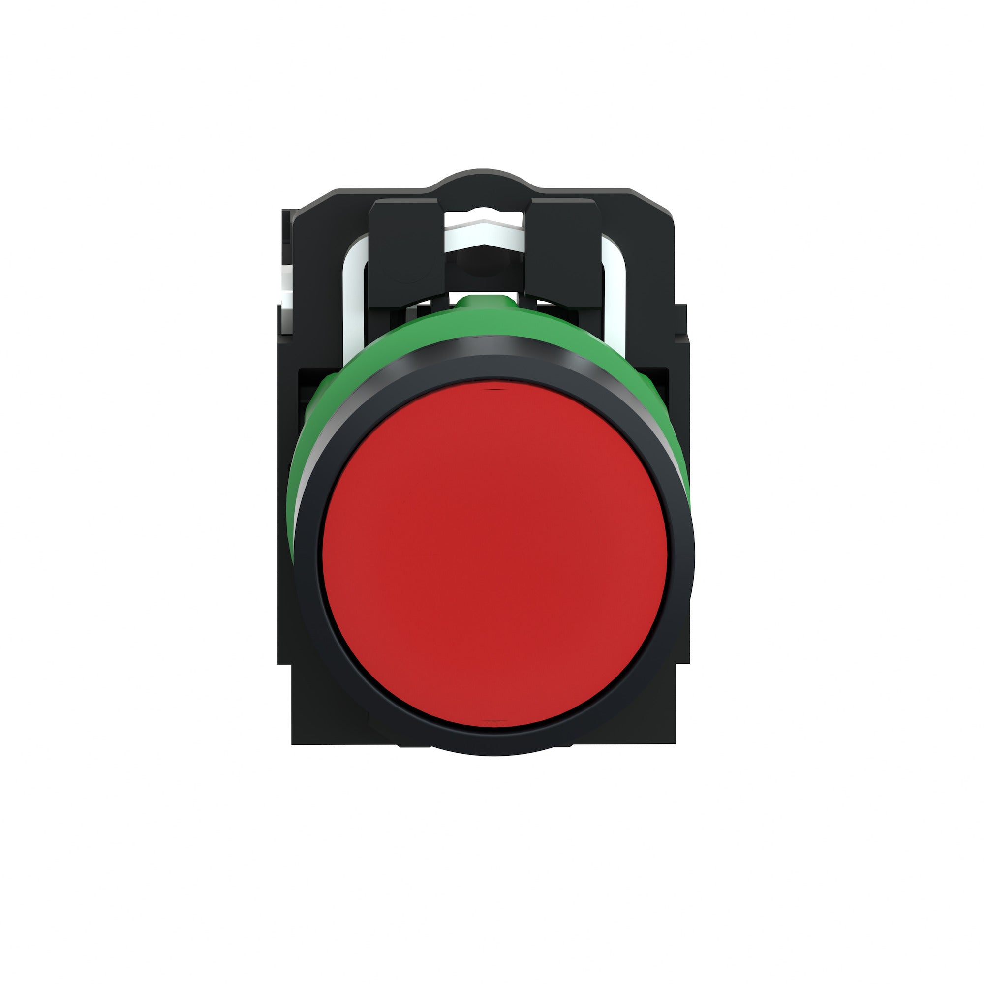 SCHNEIDER ELECTRIC Schneider Electric XB5AA42 Push Button 600 VAC 1.2 Amp 1NC Red Round Momentary Flush Non-Illuminated