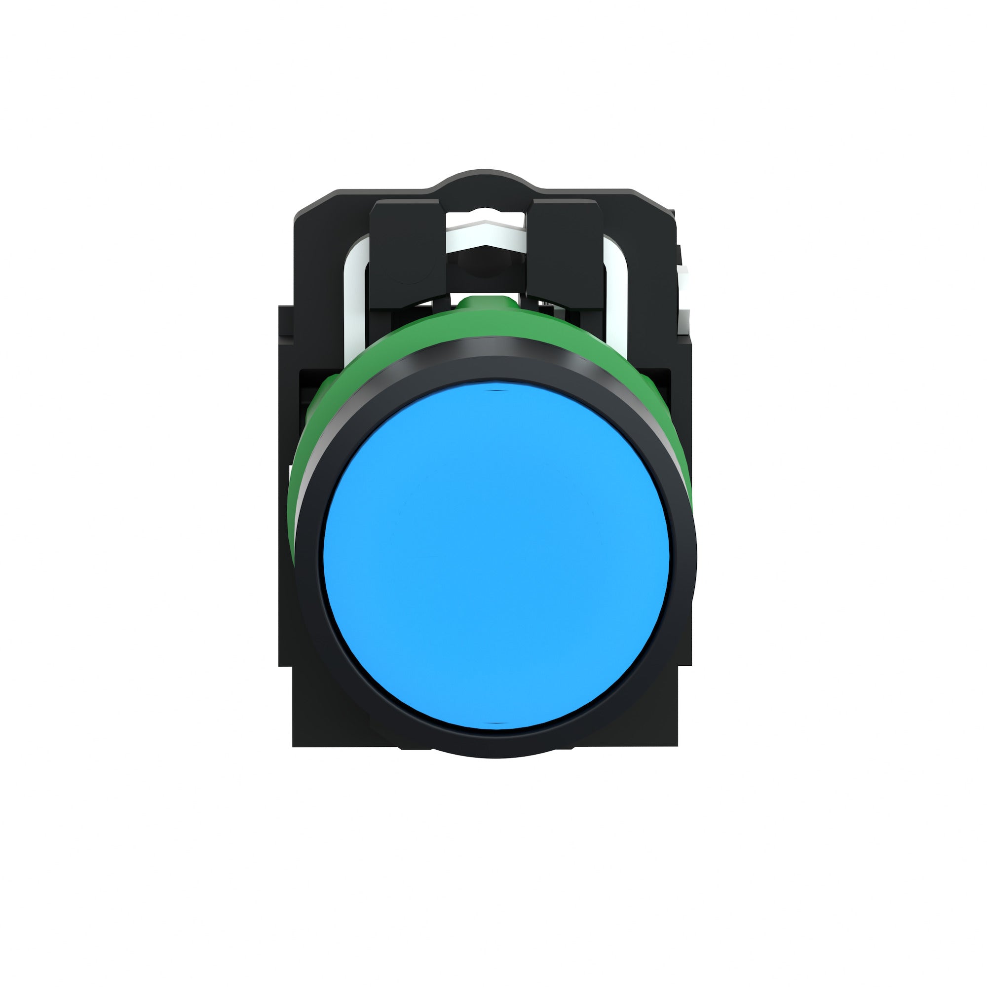 SCHNEIDER ELECTRIC Schneider Electric XB5AA61 Square D 22 mm 600 VAC 1.2 Amp 1NO Blue Round Momentary Flush Non-Illuminated Push Button