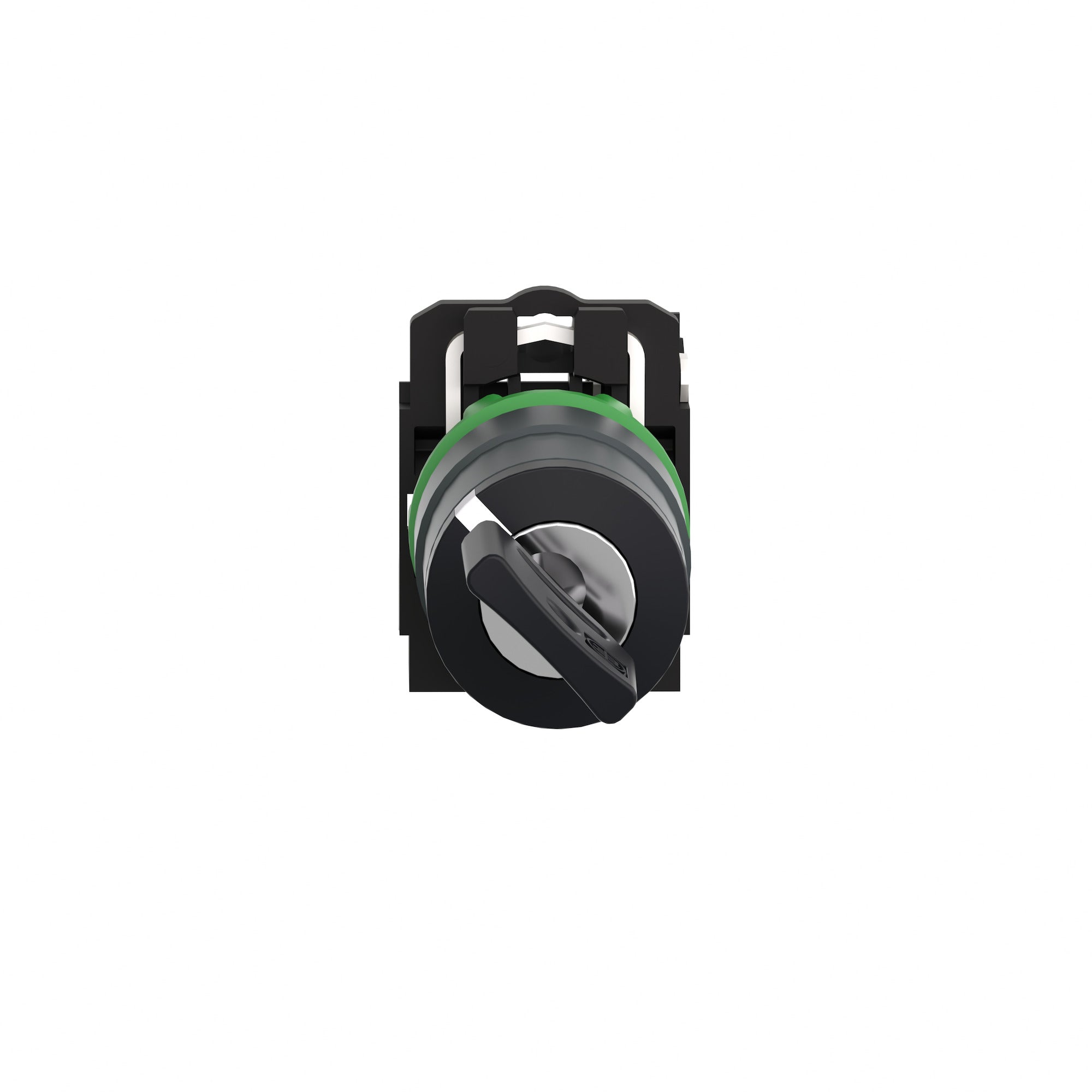 SCHNEIDER ELECTRIC Schneider Electric XB5AG41 Square D 22 mm 1.2 Amp 600 VAC 1NO 2-Position Maintained Round Key Non-Illuminated Selector Switch