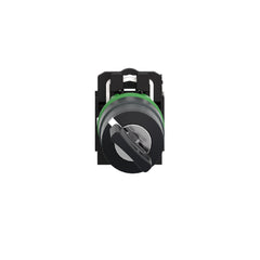 Schneider Electric XB5AG41 Square D 22 mm 1.2 Amp 600 VAC 1NO 2-Position Maintained Round Key Non-Illuminated Selector Switch