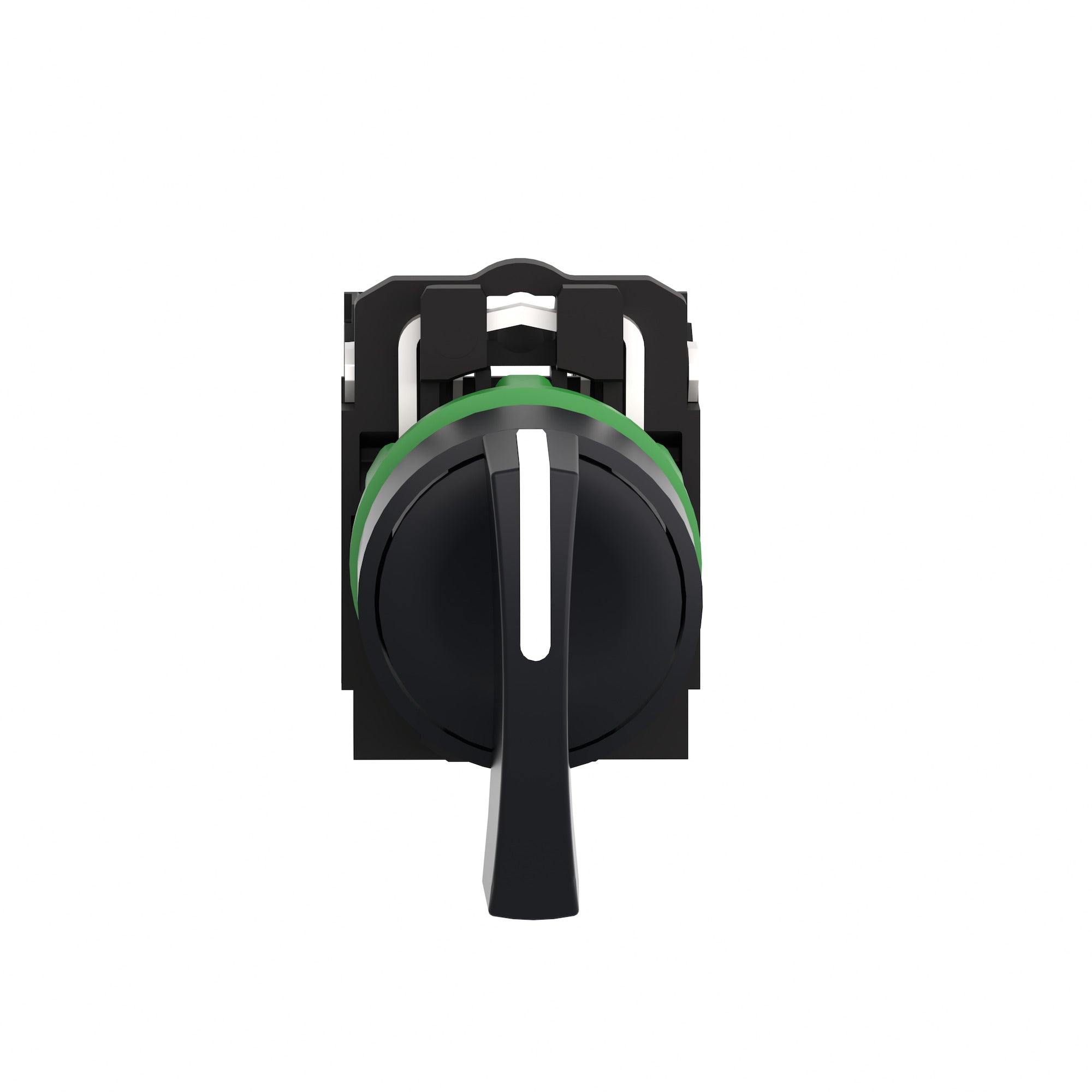SCHNEIDER ELECTRIC Schneider Electric XB5AJ33 Selector Switch Harmony XB5 Plastic Black 22mm Long Handle 3 Positions Stay Put 2 NO
