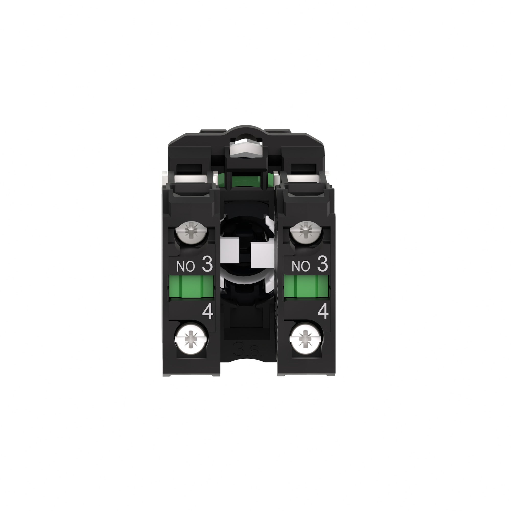 SCHNEIDER ELECTRIC Schneider Electric XB5AJ33 Selector Switch Harmony XB5 Plastic Black 22mm Long Handle 3 Positions Stay Put 2 NO