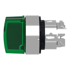 Schneider Electric ZB4BK1533 Square D XB6AF3B1B 16 mm 240 VAC 1.5 Amp 1NO Green Round Flush/Maintained Illuminated Push Button