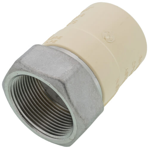 EVERFLOW Everflow SSCPF112-NL 1-1/2 Stainless Steel Female X CPVC Adapter Lead Free