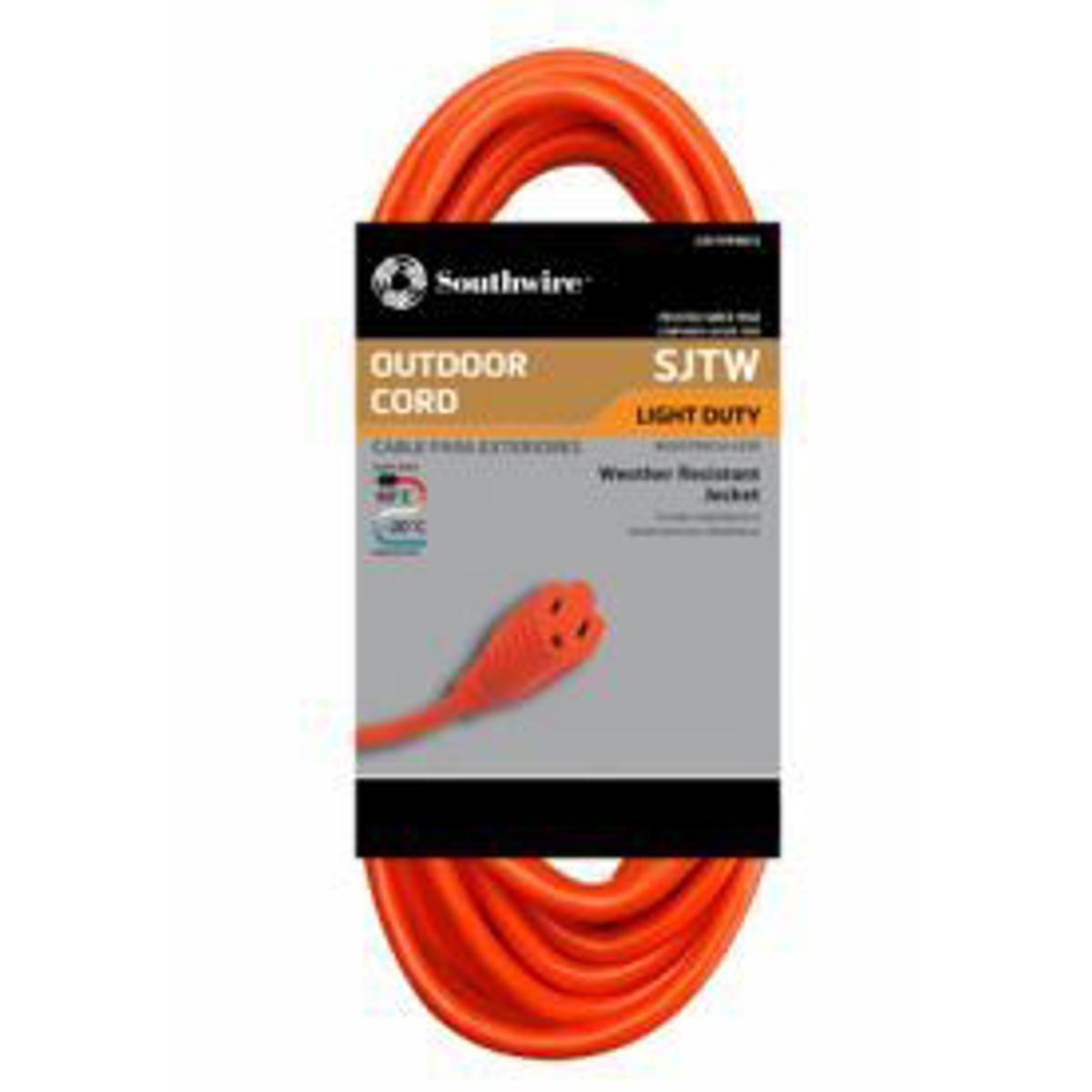 DIVERSITECH Southwire 2308SW8803 SJTW Extension Cord 16-AWG 50' UL817