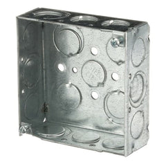 Steel City 521511234EW Square Box 21 cu.in. with Eccentric Knockouts