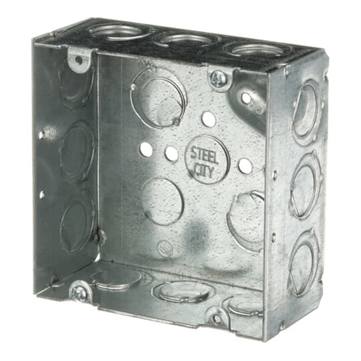STEEL CITY Steel City 72171-1/2-3/4-E Square Box 42 cu.in. 4-11/16 x 2-1/8
