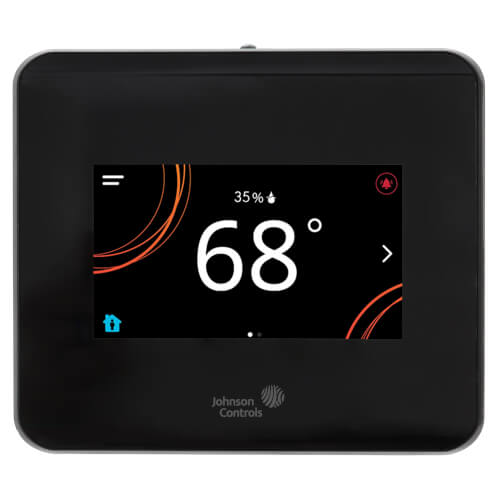 JOHNSON CONTROLS Johnson Controls TEC3312-13-000 TSTAT ON/OFF/Flt Black with Logo