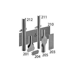 TITEFLEX TFM204-100 WALL BRACKETS & PARTS