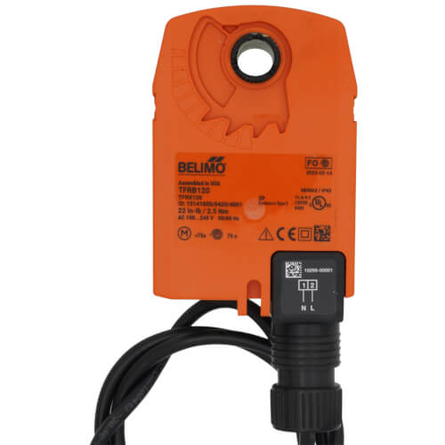BELIMO Belimo TFRB120 Spring Return Damper Actuator 100-240 VAC