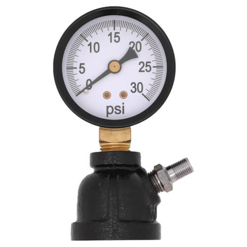 DIVERSITECH Diversitech TG-30 Leak Test Gauge 30 psi 3/4 in FNPT