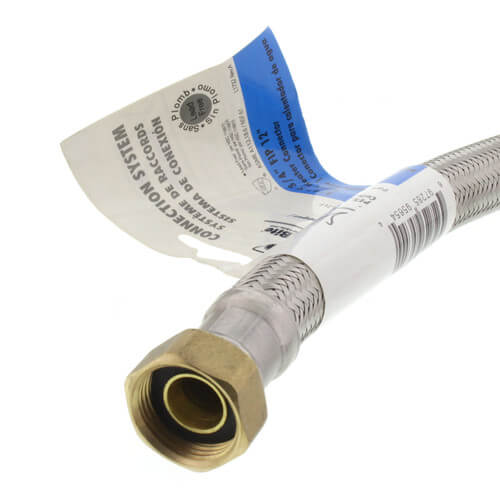 SHARKBITE SharkBite U3088FLEX12LF Water Heater Connector 12 Inch with 200 PSI Max Working Pressure