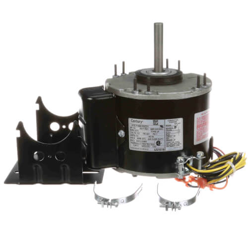 CENTURY MOTORS Century US1016 1/6 HP PSC TEAO Enclosure 1/2-Inch X 2-3/8-Inch Reversible Rotation Sleeve Bearing Unit Heater Motor